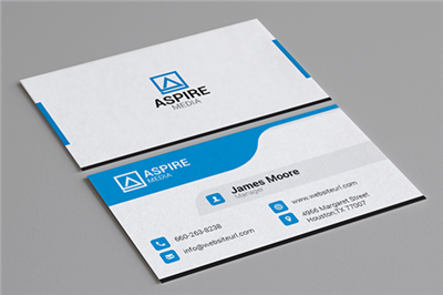 Business Card With Upload File